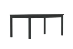 Fjôrd Tuintafel Kenya Teak Zwart 180x90cm