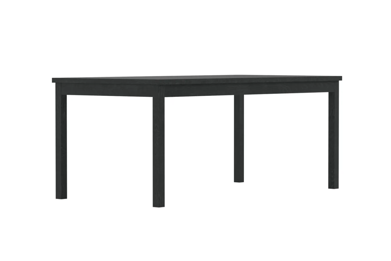 Fjôrd Tuintafel Kenya Teak Zwart 180x90cm