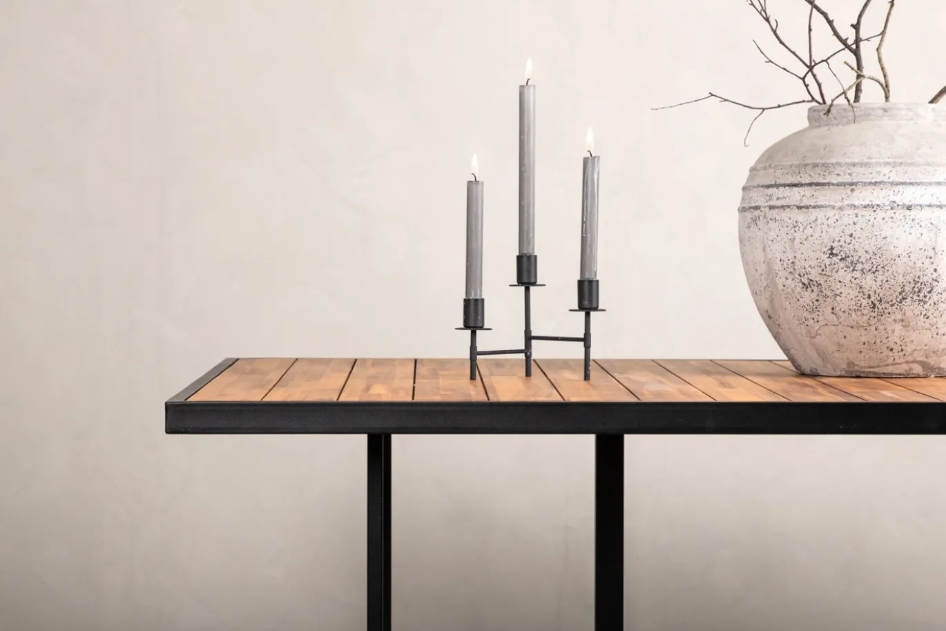 Fjôrd Tuintafel Khung Naturel 200x100cm