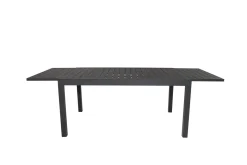 Fjôrd Tuintafel Marbella Zwart 160x100cm
