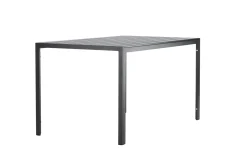 Fjôrd Tuintafel Mirko Zwart 140x80cm