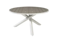 Fjôrd Tuintafel Parma Rond Wit ⌀140cm
