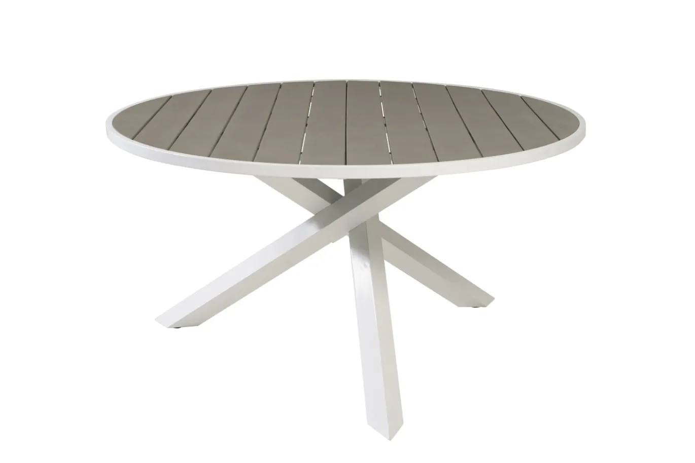 Fjôrd Tuintafel Parma Rond Wit ⌀140cm