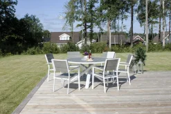 Fjôrd Tuintafel Parma Rond Wit ⌀140cm