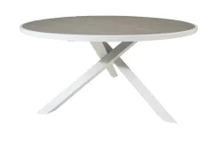 Fjôrd Tuintafel Parma Rond Wit ⌀140cm