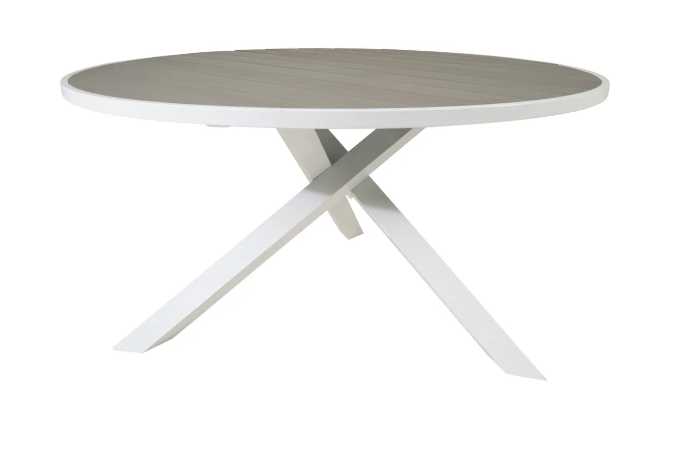 Fjôrd Tuintafel Parma Rond Wit ⌀140cm
