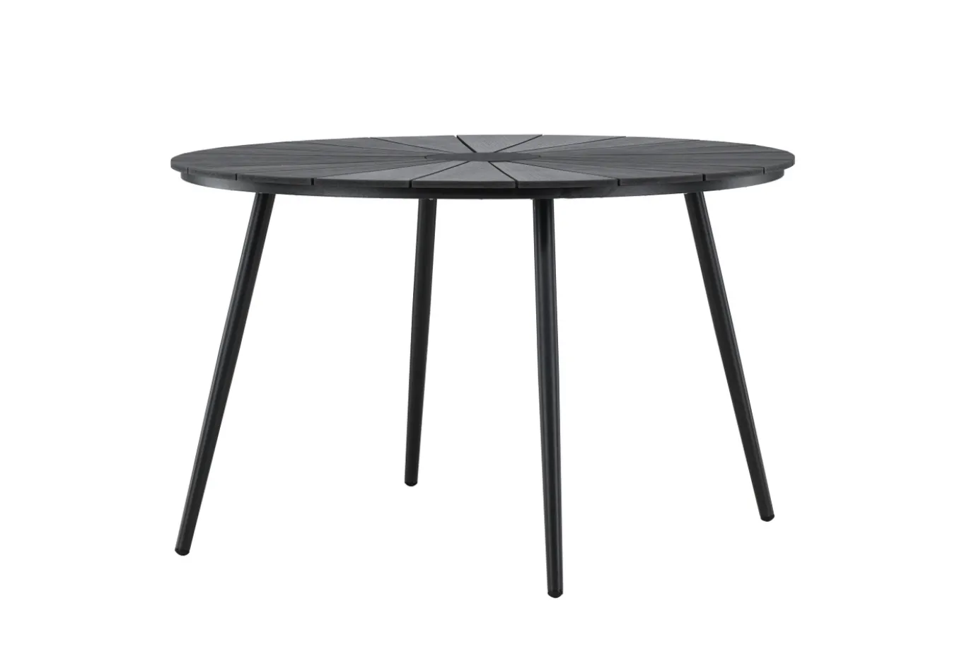 Fjôrd Tuintafel San Vito Zwart ⌀120cm