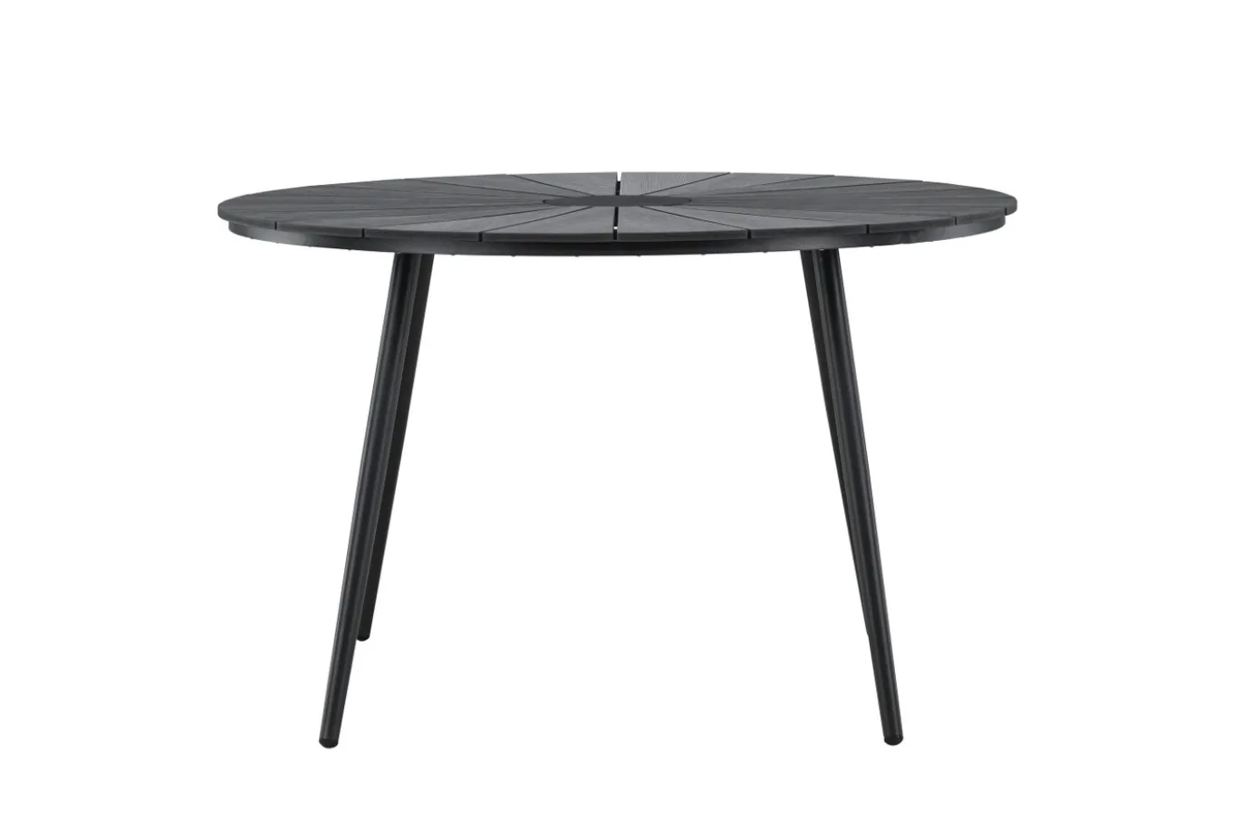 Fjôrd Tuintafel San Vito Zwart ⌀120cm