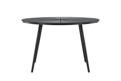 Fjôrd Tuintafel San Vito Zwart ⌀120cm