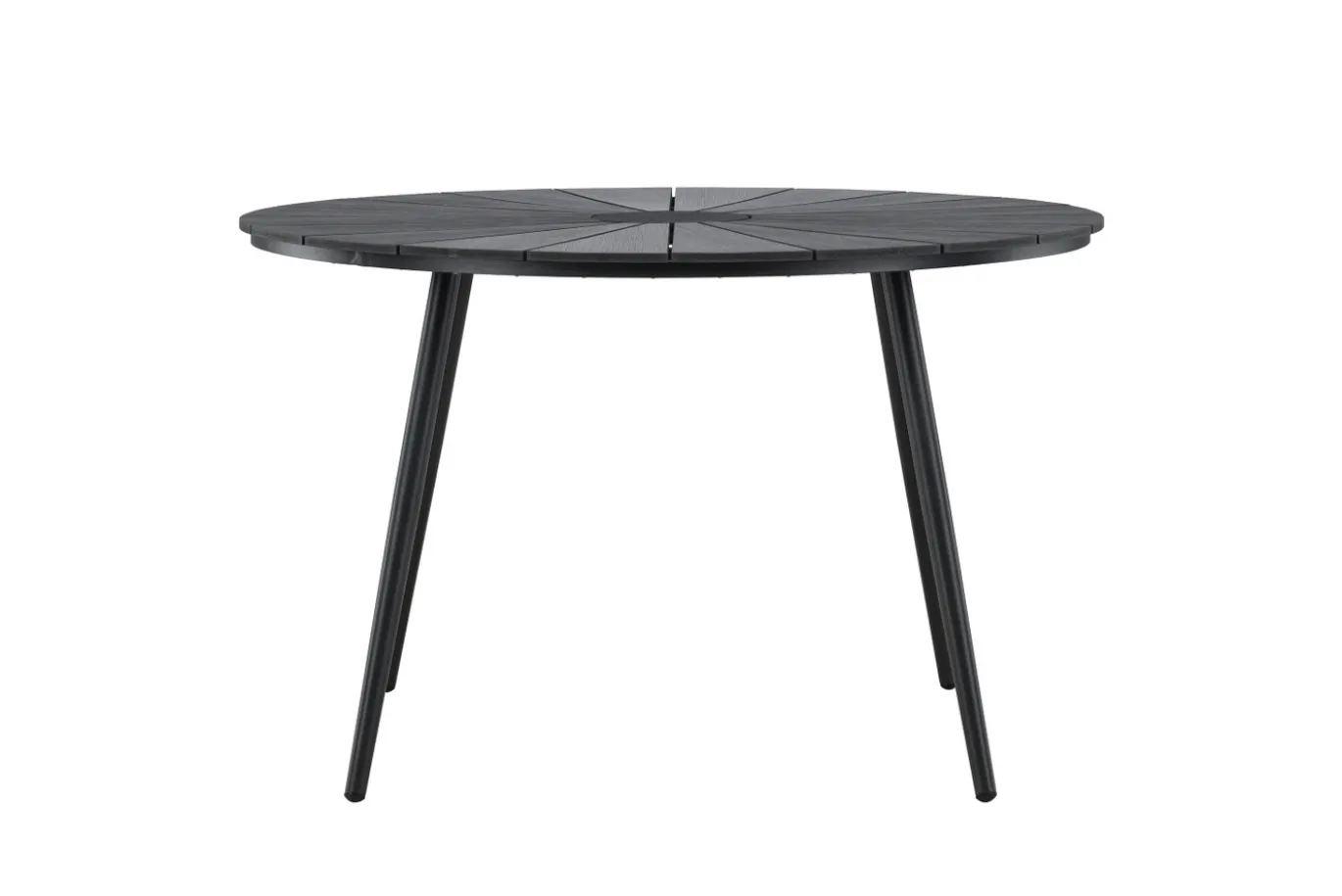 Fjôrd Tuintafel San Vito Zwart ⌀120cm
