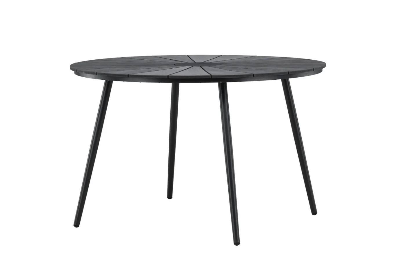 Fjôrd Tuintafel San Vito Zwart ⌀120cm