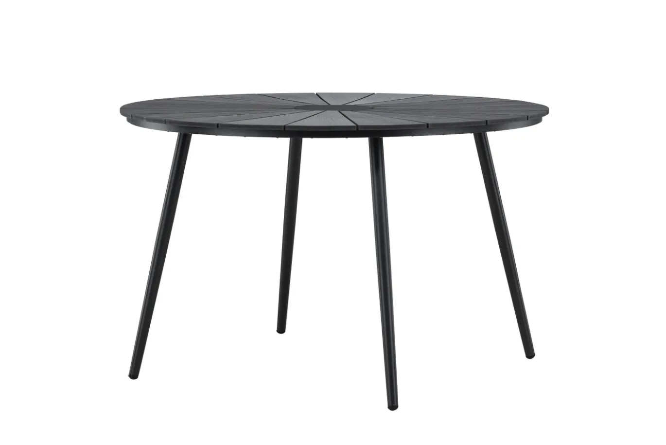 Fjôrd Tuintafel San Vito Zwart ⌀120cm