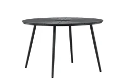 Fjôrd Tuintafel San Vito Zwart ⌀120cm