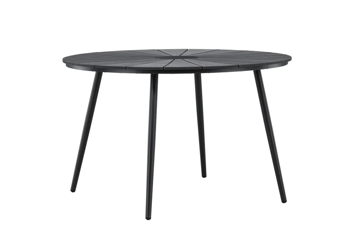 Fjôrd Tuintafel San Vito Zwart ⌀120cm