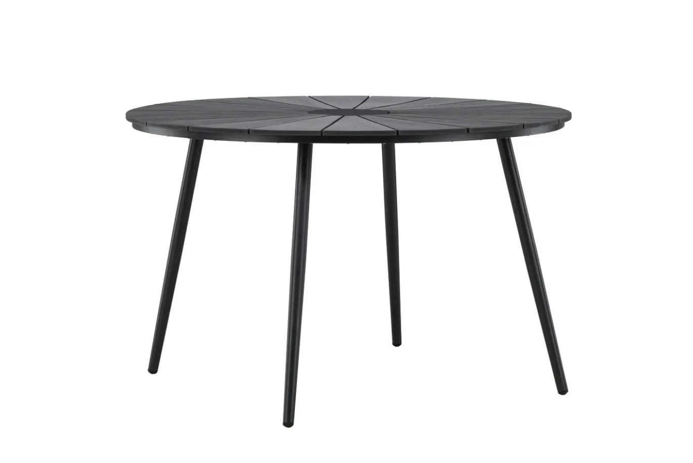 Fjôrd Tuintafel San Vito Zwart ⌀120cm