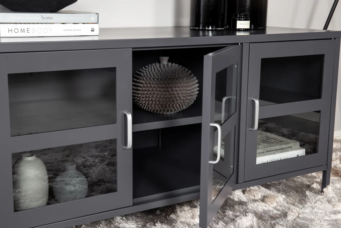 Fjôrd Tv-meubel Acero Grijs 120cm