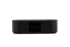 Fjôrd Tv-meubel Fjällbacka MDF Fineer Zwart 160cm