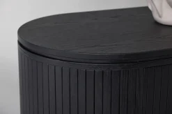 Fjôrd Tv-meubel Fjällbacka MDF Fineer Zwart 160cm
