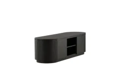 Fjôrd Tv-meubel Fjällbacka MDF Fineer Zwart 160cm