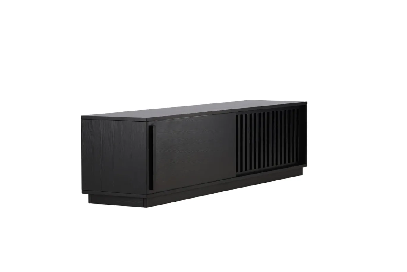Fjôrd Tv-meubel Lugo Zwart Melamine