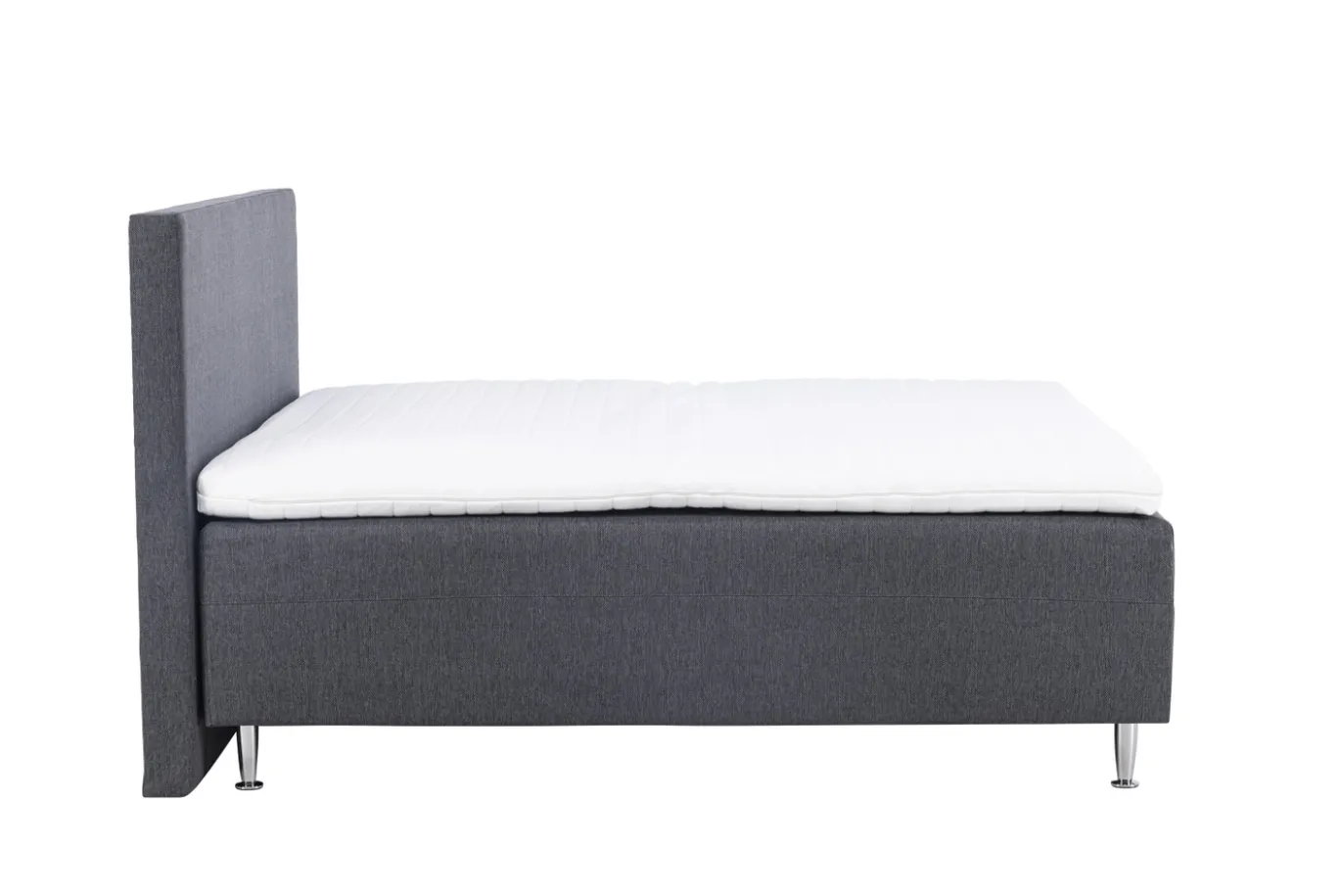 Fjôrd Tweepersoonsbed Mesa 180x200cm Donkergrijs