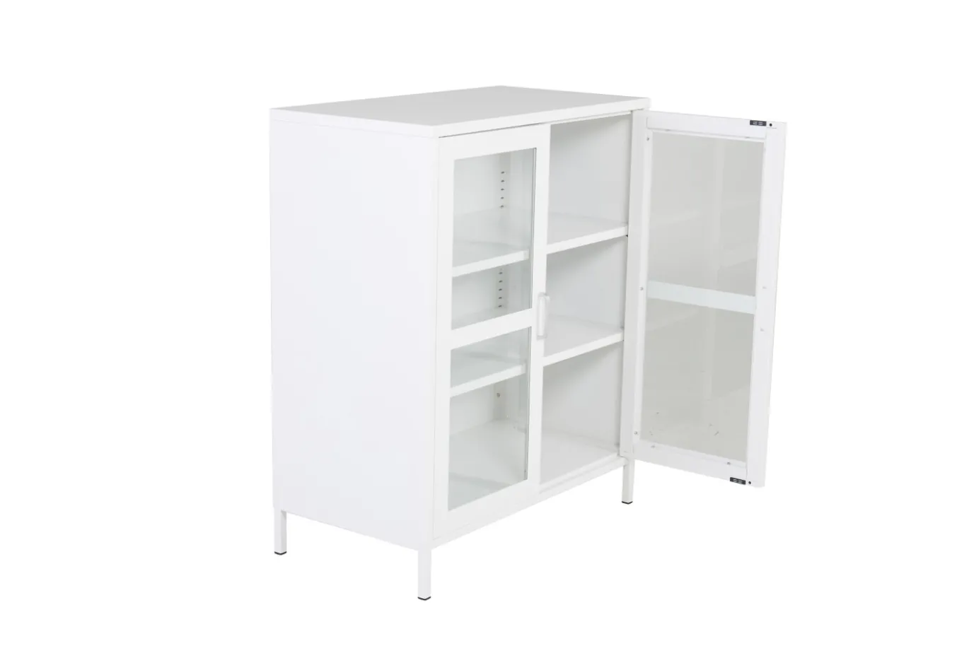 Fjôrd Vitrinekast Acero Wit 97x80cm