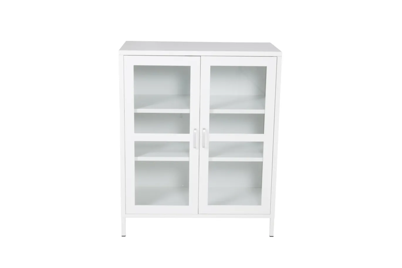 Fjôrd Vitrinekast Acero Wit 97x80cm