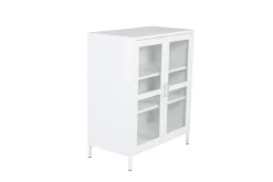 Fjôrd Vitrinekast Acero Wit 97x80cm