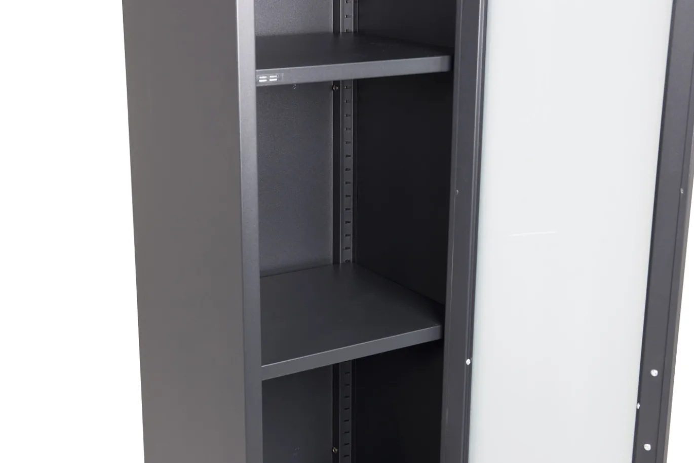 Fjôrd Vitrinekast Acero Zwart 150x35cm