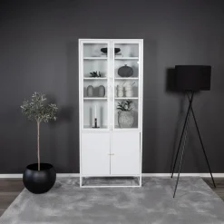 Fjôrd Vitrinekast Bakal Wit