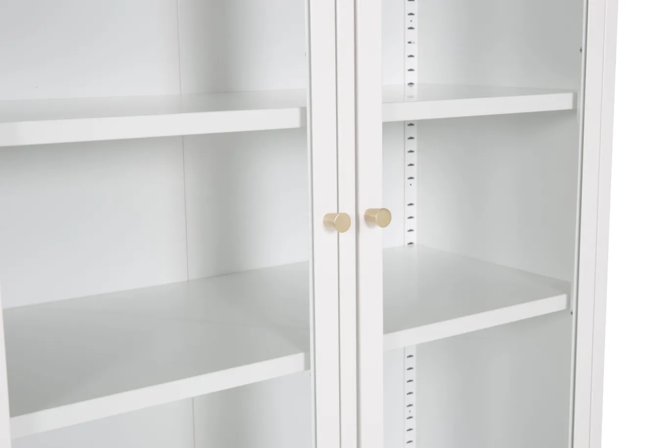 Fjôrd Vitrinekast Bakal Wit 190cm