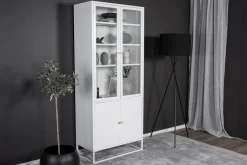 Fjôrd Vitrinekast Bakal Wit 190cm