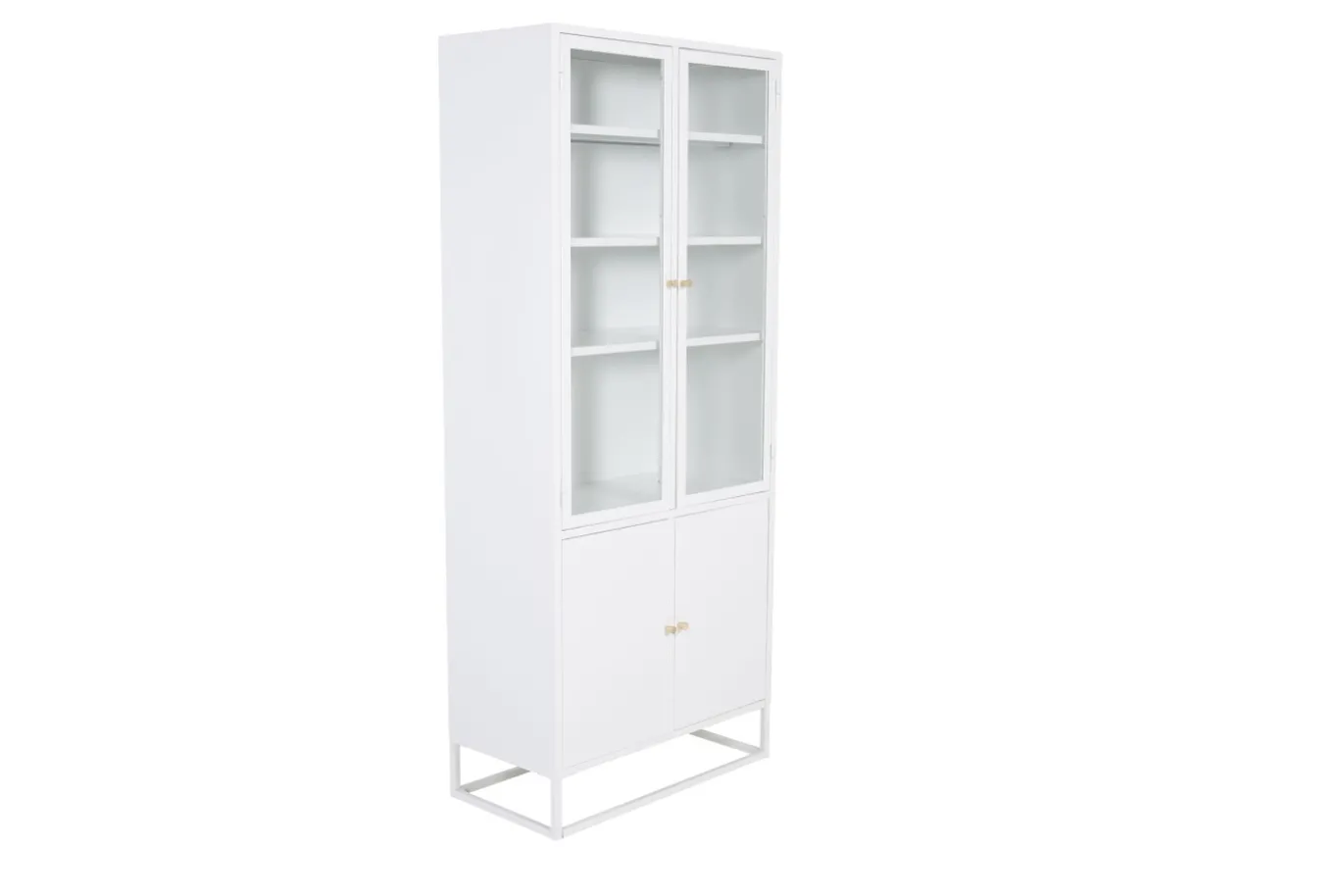 Fjôrd Vitrinekast Bakal Wit 190cm
