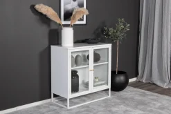 Fjôrd Vitrinekastje Bakal Wit 85x85cm