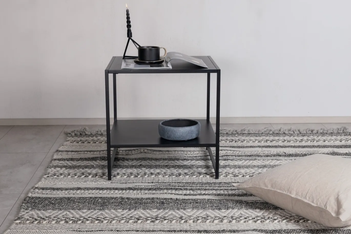 Fjôrd Vloerkleed Alwar Donkergrijs 170x240cm