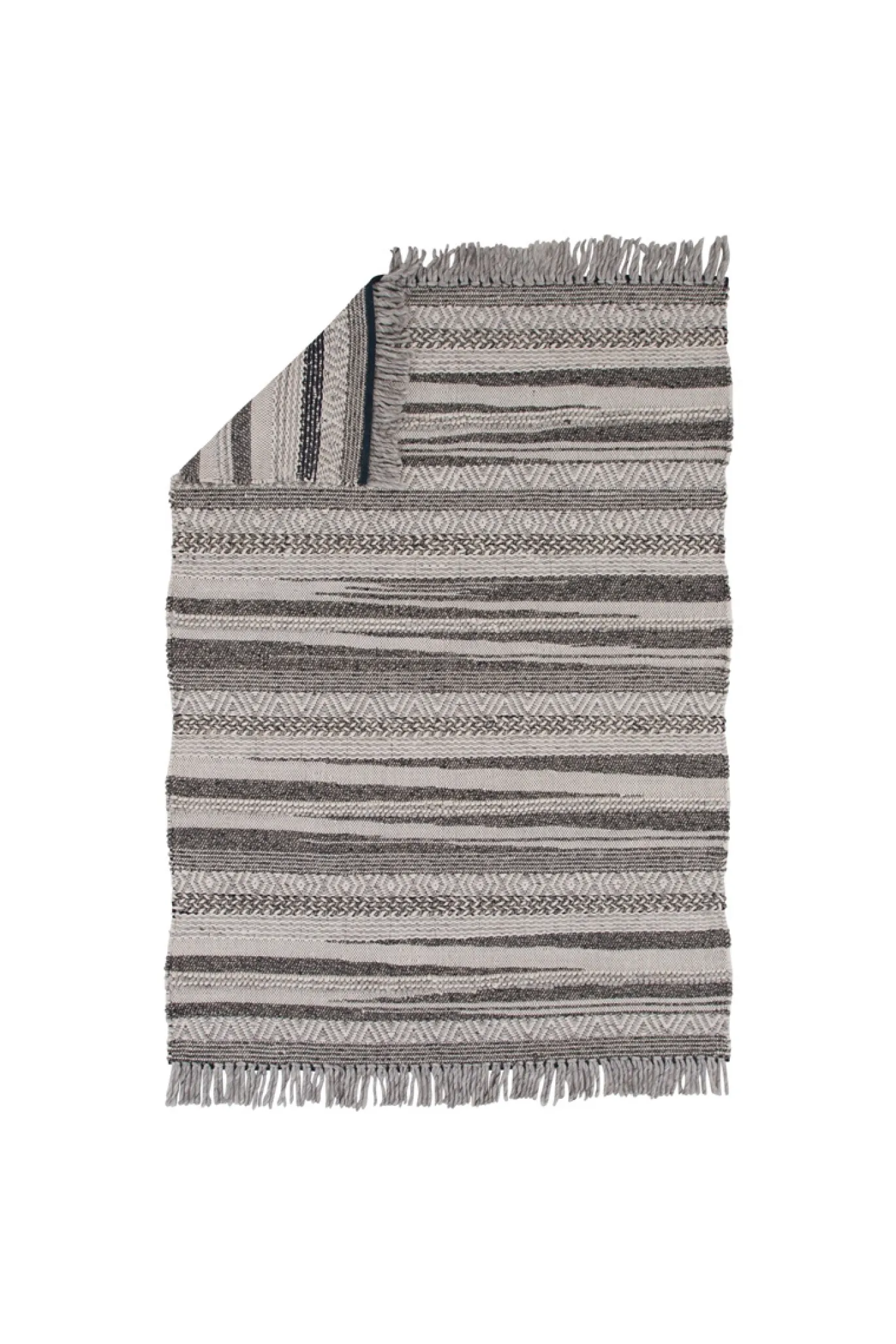 Fjôrd Vloerkleed Alwar Donkergrijs 170x240cm