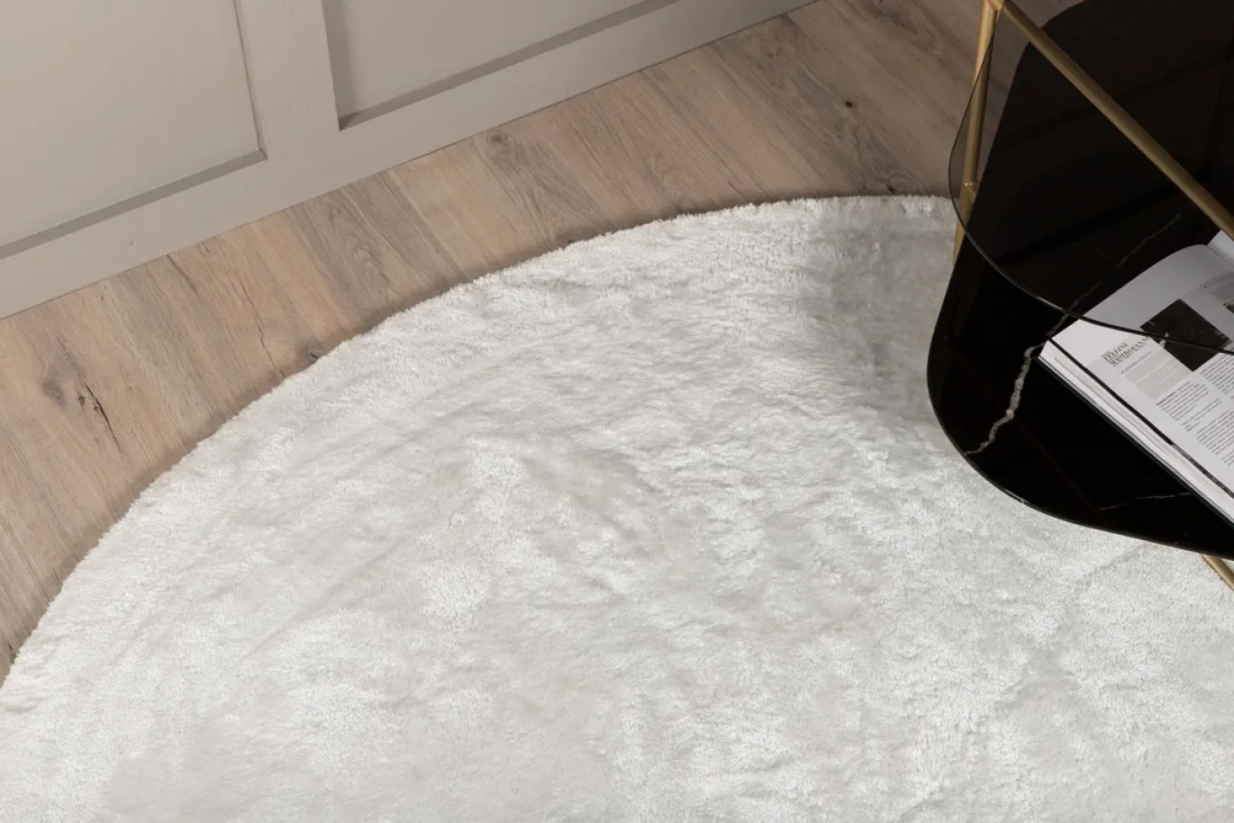 Fjôrd Vloerkleed Blanca Wit Ø200cm