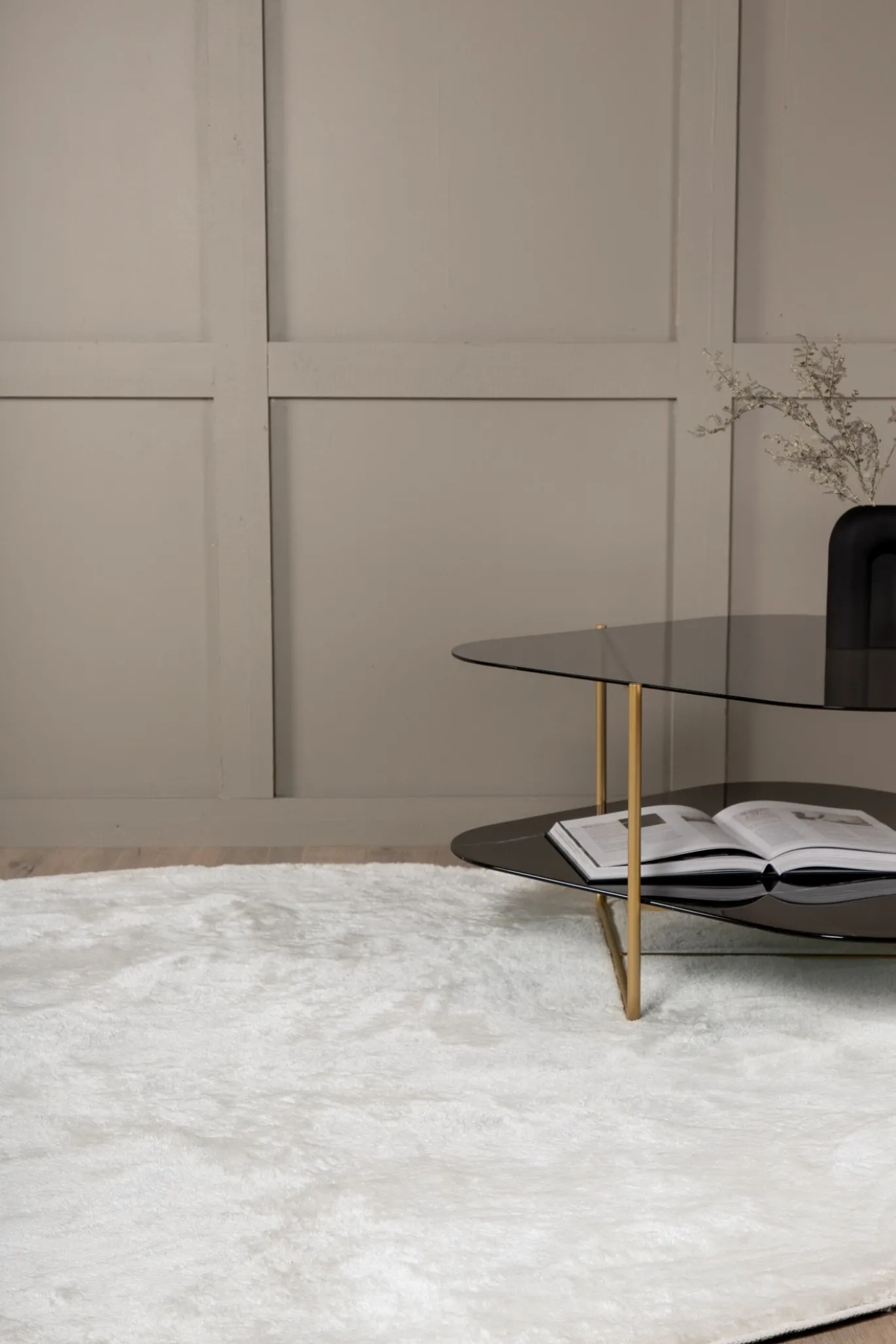 Fjôrd Vloerkleed Blanca Wit Ø200cm