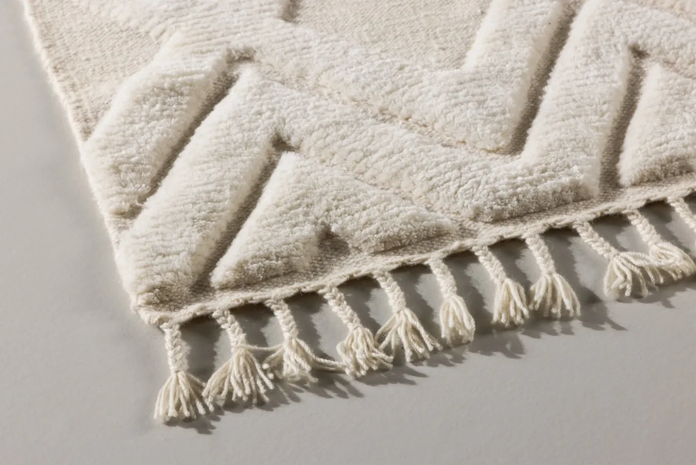 Fjôrd Vloerkleed Dahlia Wol 200x300cm Wit