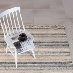 Fjôrd Vloerkleed Gudha 170x240 Beige Blauw