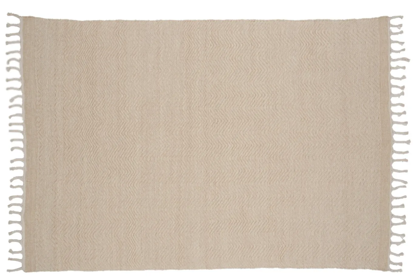 Fjôrd Vloerkleed Loke Katoen Mix 230x160cm Beige