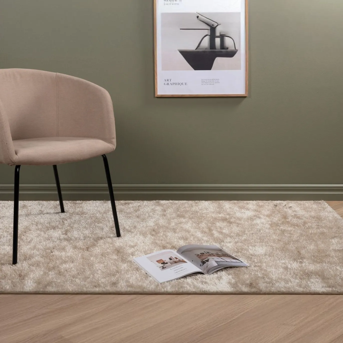 Fjôrd Vloerkleed Mattis Beige 230x160cm