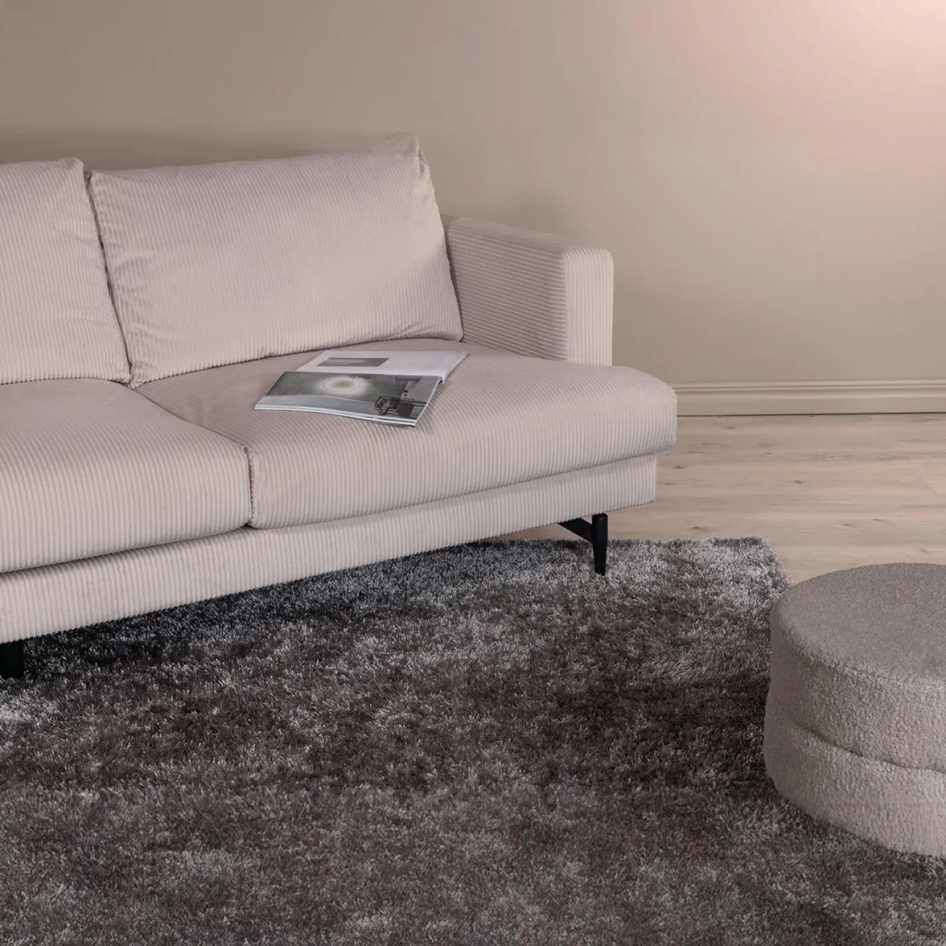Fjôrd Vloerkleed Mattis Grijs 230x160cm