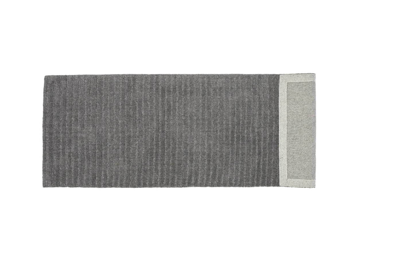 Fjôrd Vloerkleed Milton 200x70cm Donkergrijs