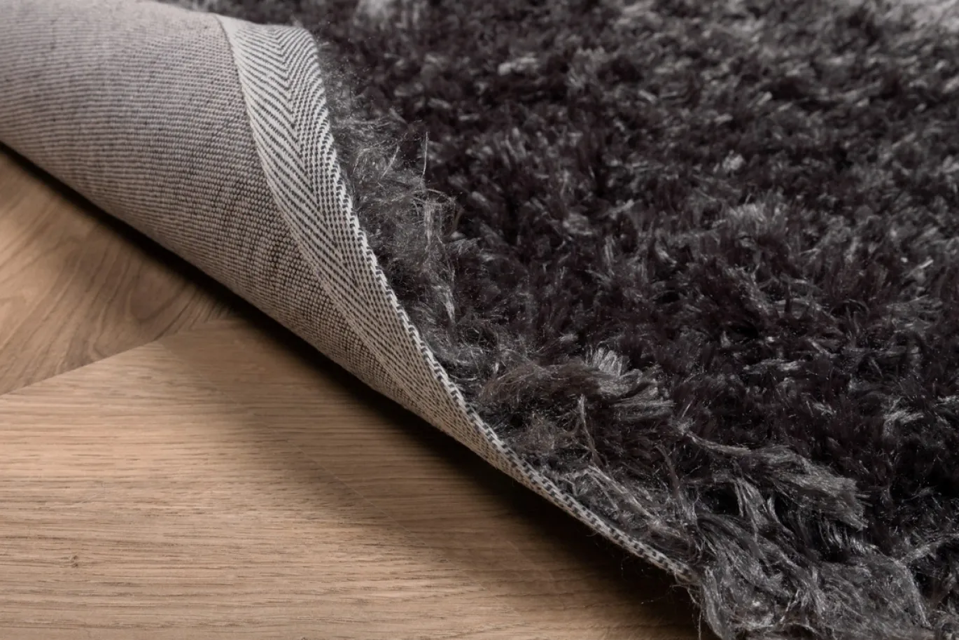 Fjôrd Vloerkleed Natta Donkergrijs Ø200cm