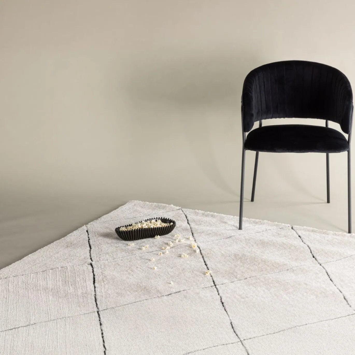 Fjôrd Vloerkleed Patrik 290x200cm Zwart