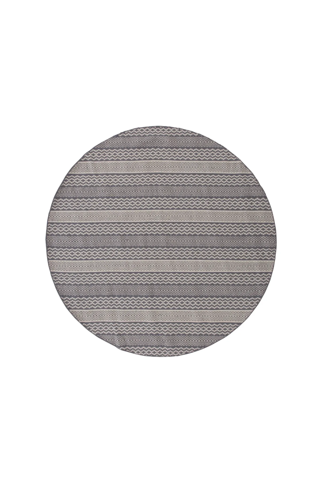 Fjôrd Vloerkleed Sishu Ø200cm Lichtgrijs
