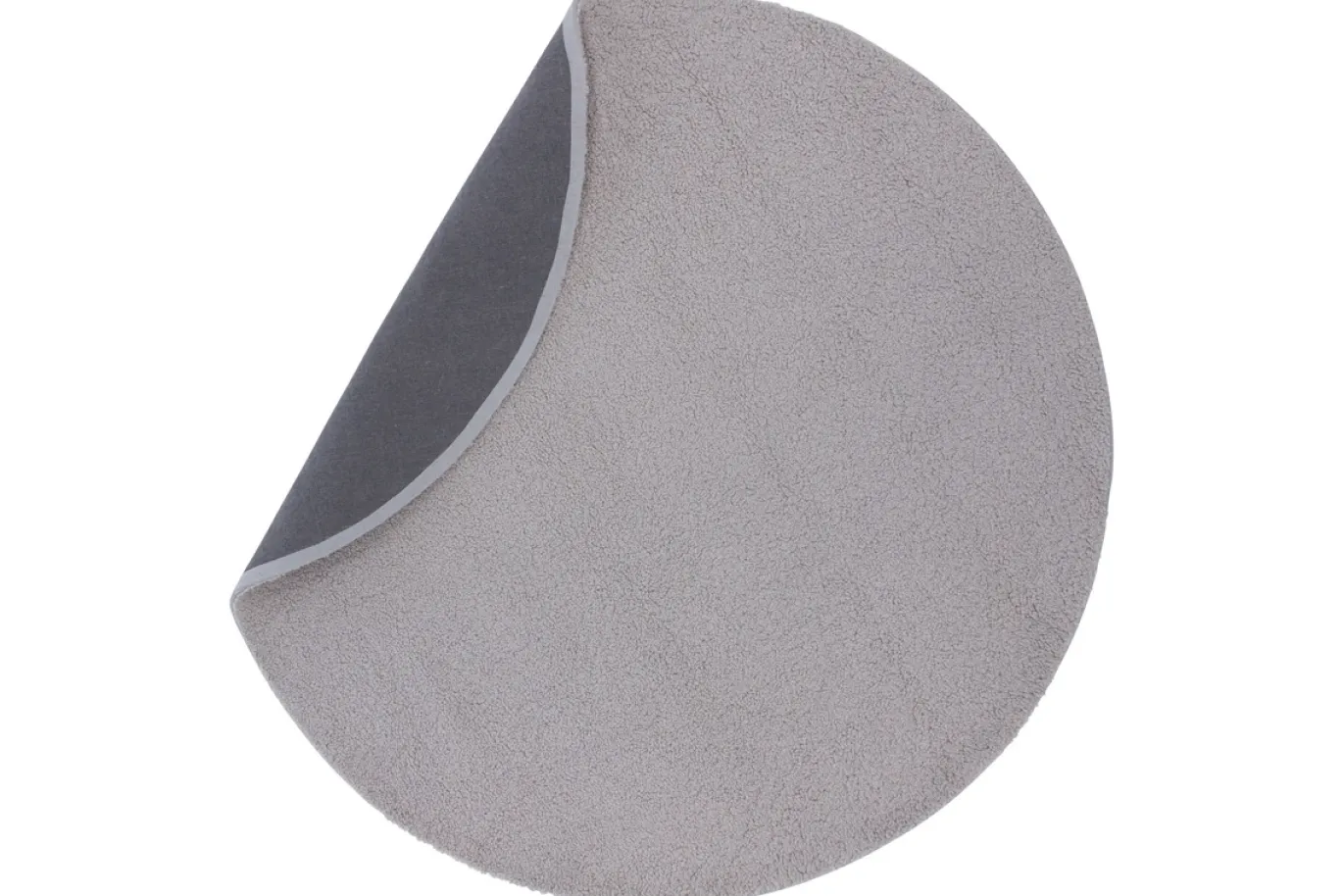 Fjôrd Vloerkleed Teddy ⌀200cm Grijs