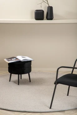 Fjôrd Vloerkleed Teddy ⌀200cm Grijs