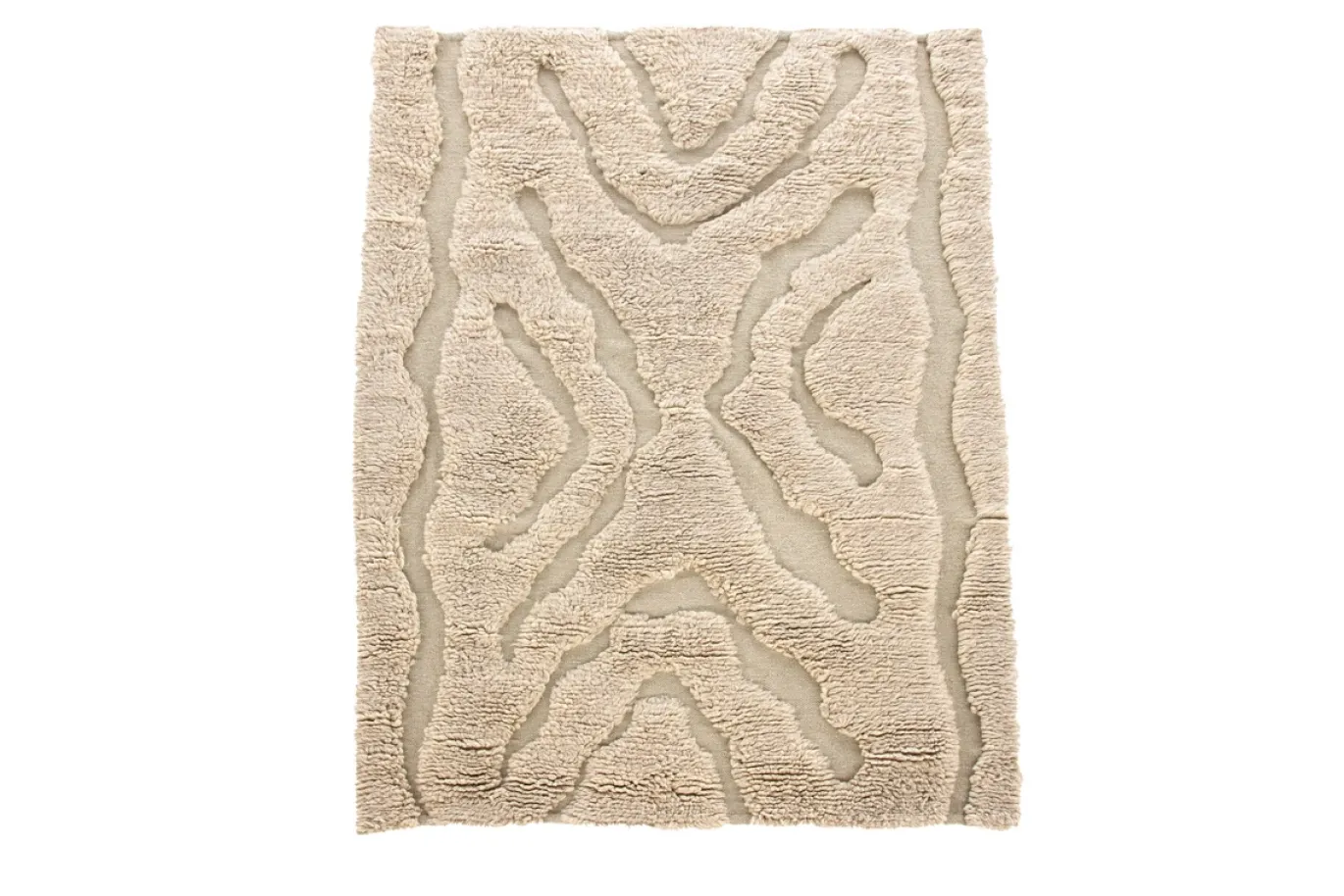Fjôrd Vloerkleed Trondheim x Josefin Lustig Beige/Wit 170x240cm